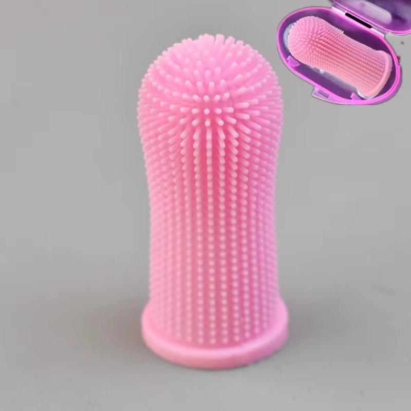 Super Soft Dog Toothbrushes Cleaning Finger Brush for Dog and Cat Grooming Nontoxic Teethbrush Dental Care Pet Products