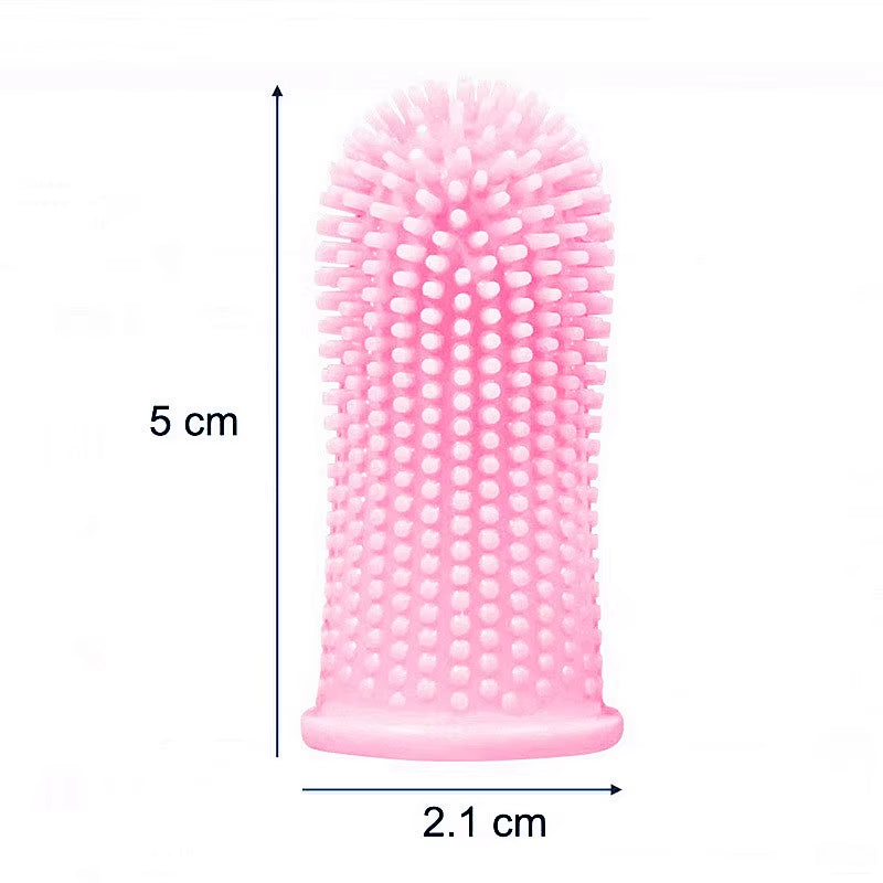 Super Soft Dog Toothbrushes Cleaning Finger Brush for Dog and Cat Grooming Nontoxic Teethbrush Dental Care Pet Products