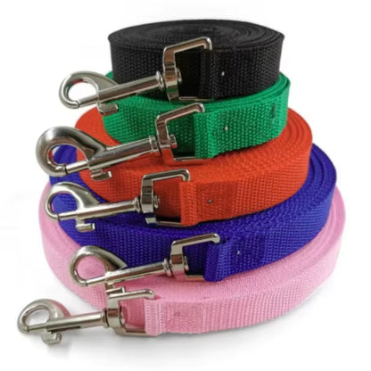 Solid Dog Leash for Large Dogs Pet Puppy Walking Training Lead Rope Big Dog Nylon Rope Long Leashes