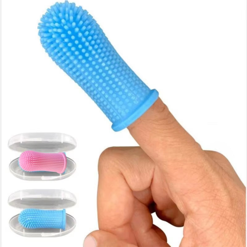 Super Soft Dog Toothbrushes Cleaning Finger Brush for Dog and Cat Grooming Nontoxic Teethbrush Dental Care Pet Products