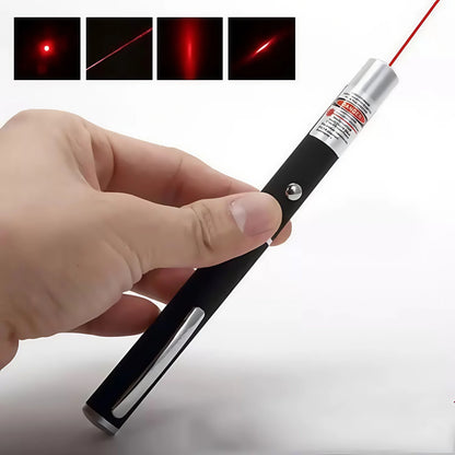 Red Laser Pointer Pen - Long Range Single Point Laser for Cat/Dog Pet Toy, Outdoor Hiking Presentation