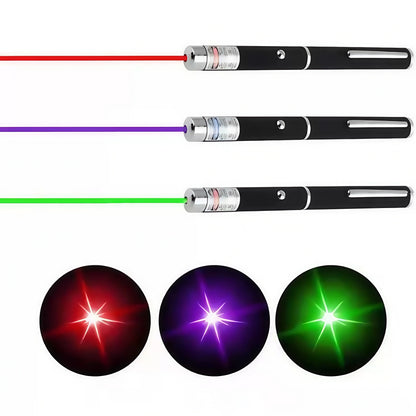 Red Laser Pointer Pen - Long Range Single Point Laser for Cat/Dog Pet Toy, Outdoor Hiking Presentation