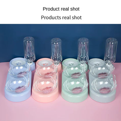 Pet Supplieselevated Bowls for Cats and Dogsdurable Double Cat and Dog Bowl Feederselevated Cat Feeding and Drinking Supplies